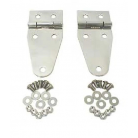 Rugged Ridge 76-95 Jeep CJ / Jeep Wrangler Stainless Steel Hood Hinges