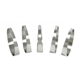 Stainless Bros 3.50in x 1D/3.5in CLR Tight Radius 16 Gauge Pie Cut - 5pk