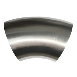 Stainless Bros 4in SS304 45 Degree Elbow - 1D/4in CLR - No Leg