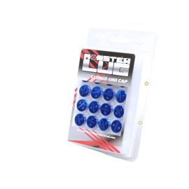 Wheel Mate Monster Lug Caps M14x1.50 Set of 20 - Blue - Plastic