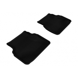 3D MAXpider 2002-2007 Subaru Impreza Kagu 2nd Row Floormats - Black