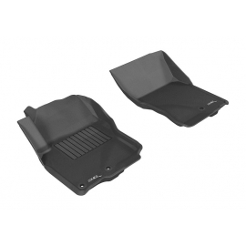 3D MAXpider 2005-2019 Nissan Frontier Crew/King Cab Kagu 1st Row Floormat - Black