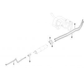 Genuine Fuel Pipe/Hose Feed Line 16 12 1 185 017 buy in USA