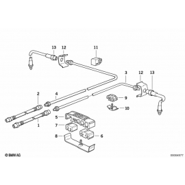 Genuine Fuel Pipe Line Hose Bracket Replacement Spare Part 16 12 1 180 340 buy in USA