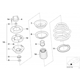 Genuine Guide Support Spring Pad Lower Spring Pad 31 33 1 091 864 buy in USA