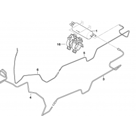 Genuine Fuel Feed Line Pressure Pipe Front 16 11 7 175 093 buy in USA