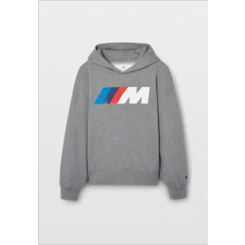 Genuine M Performance Logo Sweatshirt Hoodie Unisex Long Sleeved in Grey 80 14 2 864 165 buy in USA