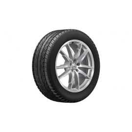 5-twin-spoke wheel, 50.8 cm (20 inch), EQS, 265/50 R20/, vanadium silver, A29640103007X45 buy in USA