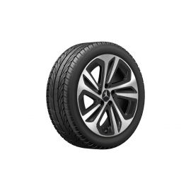 5-spoke wheel, Aero, 45.7 cm (18-inch), high-sheen, CLA/ B-Class/ A-Class, 225/45 R18/, black, A17740141007X23 buy in USA