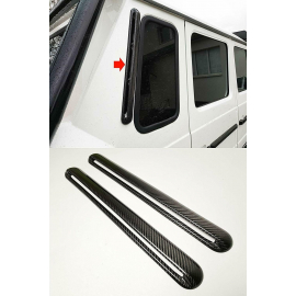 Carbon Fiber Rear Pillars Window Panels for Mercedes-Benz G-class G500 G55 G63 G65 W463 buy in USA