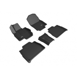 3D MAXpider 20-22 Mercedes-Benz GLE-Class 5-Seat Kagu 1st & 2nd Row Floormat - Black buy in USA