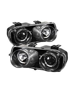 Spyder Acura Integra 94-97 Projector Headlights LED Halo -Black High H1 Low 9006 PRO-YD-AI94-HL-BK buy in USA