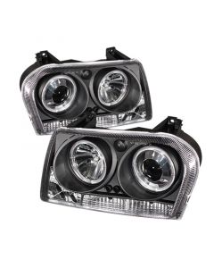 Spyder Chrysler 300 05-08 Projector Headlights LED Halo LED Blk (Not Included) PRO-YD-C305-HL-BK buy in USA