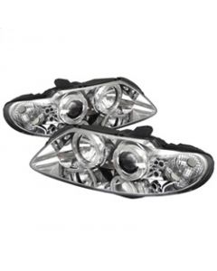 Spyder Pontiac GTO 04-06 Projector Headlights LED Halo LED Chrome High H1 Low H1 PRO-YD-PGTO04-HL-C buy in USA