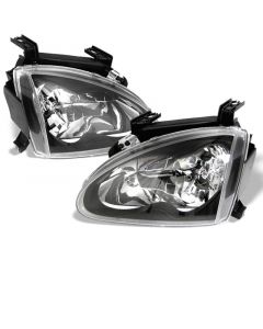 Spyder Honda Del Sol 93-97 Crystal Headlights Black HD-YD-HD93-BK buy in USA