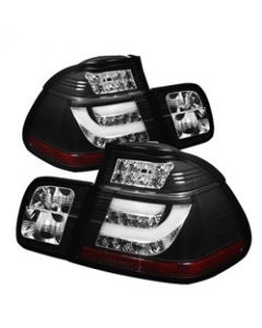 Spyder BMW E46 3-Series 02-05 4Dr Light Bar Style LED Tail Lights Black ALT-YD-BE4602-4D-LBLED-BK buy in USA