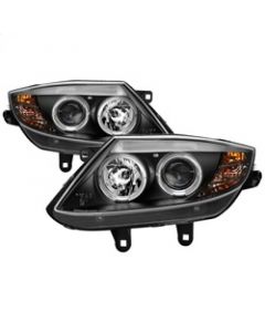 Spyder BMW Z4 03-08 Projector Headlights Halogen Model Only - LED Halo Black PRO-YD-BMWZ403-HL-BK buy in USA