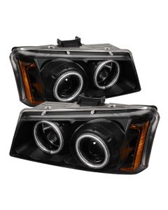 Spyder Chevy Silverado 1500 03-06 Projector HeadlightsCCFLHalo LED Blk High H1 PRO-YD-CS03-CCFL-BK buy in USA