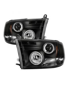 Spyder Dodge Ram 1500 09-14 Projector Headlights Halogen- CCFL Halo LED - Blk PRO-YD-DR09-CCFL-BK buy in USA