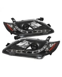 Spyder Toyota Camry 07-09 Projector Headlights DRL Black High H1 Low H7 PRO-YD-TCAM07-DRL-BK buy in USA