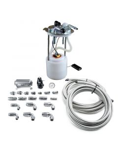 DeatschWerks 05-19 Yukon/Tahoe/Suburban DW400 Pump Module and Return SS CPE Plumbing Kit buy in USA