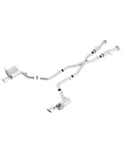 Borla 2015 Jeep Grand Cherokee SRT8 ATAK Dual Round Rolled Exit Catback Exhaust buy in USA