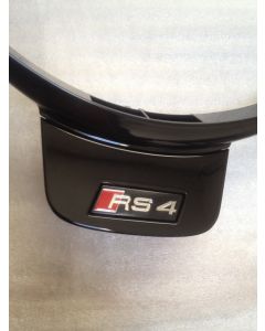 AUDI RS4 A4 Steering wheel trim insert Gloss Black buy in USA