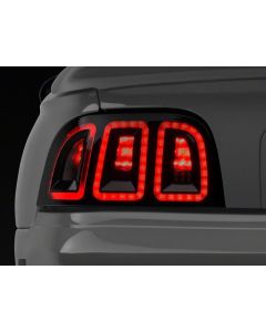 Raxiom 96-98 Ford Mustang Icon LED Tail Lights- Black Housing (Smoked Lens) buy in USA