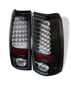 Spyder Chevy Silverado 1500 99-02 (Not Fit Stepside) LED Tail Lights Blk ALT-YD-CS99-LED-BK buy in USA