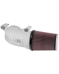 K&N 01-17 Harley Davidson Softail / Dyna FI Performance Air Intake System Silver buy in USA