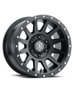 ICON Compression 18x9 6x5.5 0mm Offset 5in BS Satin Black Wheel buy in USA