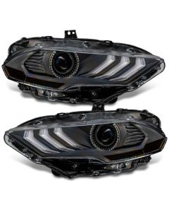 Oracle Lighting 18-23 Ford Mustang Dynamic ColorSHIFT LED Headlights - Black Series buy in USA