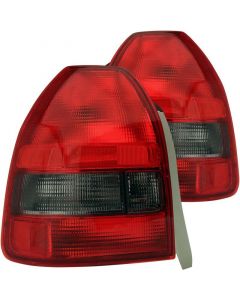 ANZO 1996-2000 Honda Civic Taillights Red/Smoke buy in USA