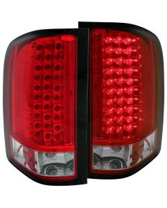 ANZO 2007-2013 Chevrolet Silverado 1500 LED Taillights Red/Clear buy in USA