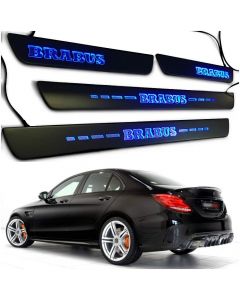 W205 W204 W213 C E class Mercedes-Benz Entrance Mouldings LED Illuminated Door Sills Interior Trims buy in USA