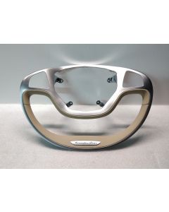 MERCEDES S W222 STEERING WHEEL TRIM INSERT A2224602303 SILVER LEATHER (Copy) buy in USA