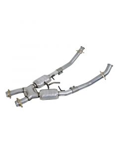 1994-1995 Mustang 5.0 High Flow X Pipe With Catalytic Converters - 2-1/2 buy in USA