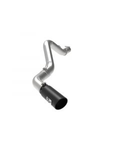 aFe Large Bore-HD 5 IN 409 SS DPF-Back Exhaust System w/Black Tip 20-21 GM Truck V8-6.6L buy in USA