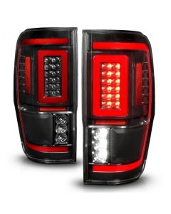 ANZO 19-22 Ford Ranger Full LED Taillights w/ Lightbar Sequential Signal Black Housing/Clear Lens buy in USA