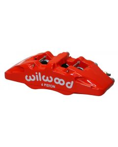 Wilwood Caliper-Forged Dynapro 6 5.25in Mount-Red-R/H 1.38/1.00/1.00in Pistons .81in Disc buy in USA