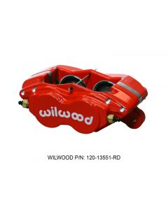 Wilwood Caliper-Forged Dynalite-M-Red 1.75in Pistons 1.00in Disc buy in USA