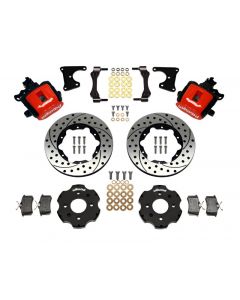 Wilwood Combination Parking Brake Rear Kit 11.00in Drilled Red Civic / Integra Drum 2.71 Hub Offset buy in USA