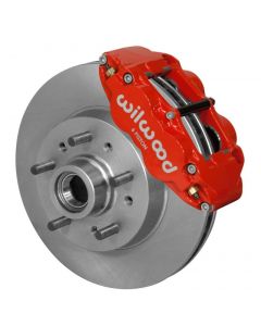 Wilwood Narrow Superlite 6R Front Brake Kit 11.86in Red 64-70 GM C10 w/ Factory Drum Spindles buy in USA