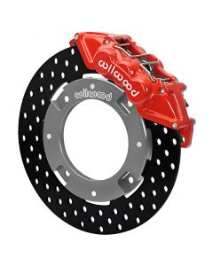 Wilwood 17-21 Can-Am X3RS Red 6-Piston Front Kit 11.25in - Drilled Rotors buy in USA