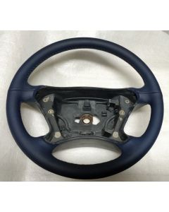 MERCEDES SL R230 Leather steering wheel Navy blue W209 CLK SL500 SL600 buy in USA