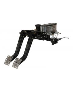 Wilwood Adjustable-Tandem Dual Pedal - Brake / Clutch - Fwd. Swing Mount - 6.25:1 - Black E-Coat buy in USA