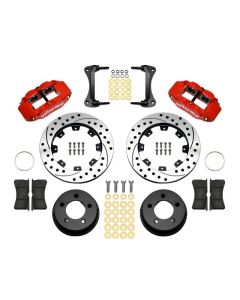 Wilwood Narrow Superlite 4R Front Kit 12.19in Drilled Red 87-89 Jeep YJ buy in USA