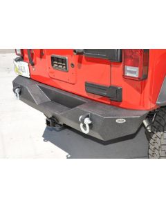 DV8 Offroad 07-18 Jeep Wrangler JK Steel Mid Length Rear Bumper buy in USA