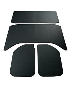 DEI 11-18 Jeep Wrangler JK 4-Door Boom Mat Headliner - 4 Piece - Black Leather Look buy in USA