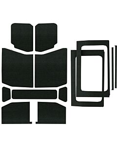 DEI 18-23 Jeep Wrangler JL 4-Door Boom Mat Complete Headliner Kit - 13 Piece - Black buy in USA